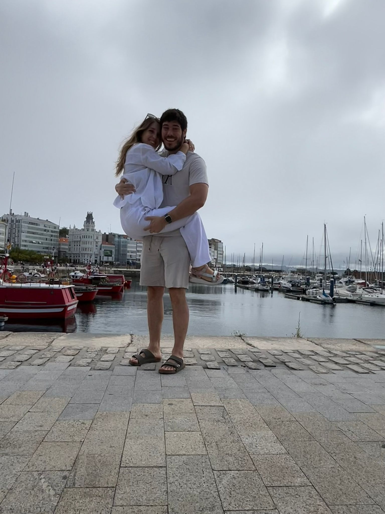Momento especial en La Coruña